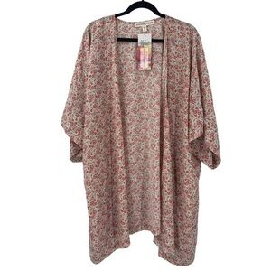 NWT Boho Floral Paisley Raye Kimono